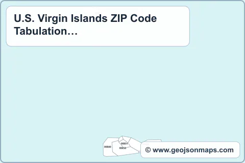 Preview of U.S. Virgin Islands ZIP Code Tabulation Areas map