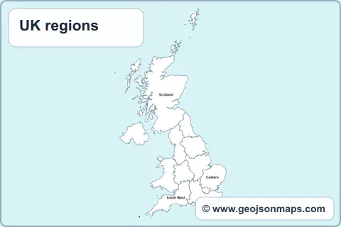 Preview of UK regions map