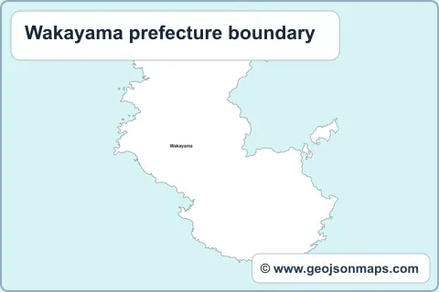 Preview of Wakayama prefecture boundary map